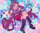 ポップな色合いでかわいい女の子のイラストを描きます 商用利用料込み、お急ぎの対応もご相談ください！ イメージ10