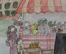 物語を紡ぐ一枚絵の水彩イラストを描きます 大切な方への贈り物としていかがでしょう。 イメージ5