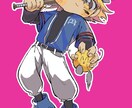個性的なイラストお描きします アイコン、SDイラスト、TRPG立ち絵なんでもご相談ください イメージ5