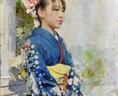 人物やペットなどの肖像画を写実的に描き上げます 貴方の大切な写真を油彩画で残しませんか イメージ1