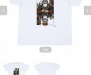 オリジナルTシャツ（トレーナー）をデザイン致します 古典的な線画をメインとしたイラストが得意です！ イメージ1
