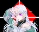 オリジナルキャラクターのアイコン描きます 女の子を描くのに特化しました！！！ イメージ1