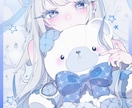 商用利用可◎キラキラかわいいイラストをお描きします アイコンやサムネイル、立ち絵等可愛いイラストをお求めの方に！ イメージ6
