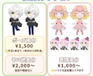 VTuber・ライバー向けSDキャラ描きます アイコン SDキャラ グッズ 返礼品 商用利用OK イメージ4