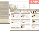 女性向けサロン特化、集客・宣伝用チラシを作成します 女性向けサロン担当デザイナーが作る、効果の出る＆売れるチラシ イメージ3
