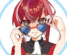 女の子キャラ限定のSNSアイコン描きます バストアップサイズのあざとかわいい女の子イラストの作成 イメージ2