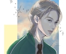 モード×透明感　雑誌の1ページのような絵を描きます 1枚絵・アイコン・挿し絵などジャンル問わずご相談ください イメージ4