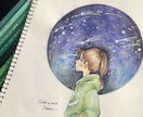 絵本のような優しいタッチのイラスト承ります 心のこもった手描きイラストで癒されませんか イメージ2
