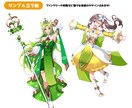 可愛い女の子キャラクターをお届けします 納期は絶対厳守！ゲーム・動画・グッズなどでご使用可能！！ イメージ4