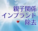 親子関係の苦しさ改善｜インプラントの除去します もう親に支配も依存もされない！トラウマ解放・精神的自立へ イメージ1
