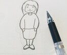 シンプル線描似顔絵！アイコン・バナーにも使えます 可愛くて個性的な手書き・手描きイラストでアナログの良さを イメージ8