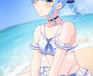 アニメ塗りでポップな女の子イラスト制作いたします 表情が魅力的な女の子イラストはおまかせください！ イメージ6