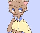 可愛いポップな獣人・人間イラスト描きます 皆様の"好き"をイラストに 可愛いポップなイラストです イメージ3