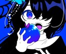 ハッキリ目を引くキャラクターイラスト依頼承ります 強い色使いでネットなどで目につくよう工夫してます！ イメージ1