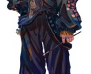 TRPG用の立ち絵を描きます 唯一無二の立ち絵を制作します！表情差分2つついてきます！ イメージ3