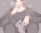 色々な絵柄でイラストの制作をします 目、髪の書き方、塗り方まで詳しく指定！自分好みのイラストに！ イメージ3