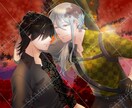 キャラクターのイラスト描きます 一人からカップル、団体までキャラと世界観を表現します！ イメージ1