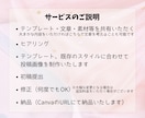 Instagramフィード投稿　画像作成代行します テンプレートや投稿したい内容が決まっている方向け⑅˚˖ イメージ3