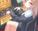 一枚絵・スチル・立ち絵制作します かわいい〜大人っぽい雰囲気まで幅広く対応可能です イメージ4