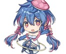可愛いミニキャラ・SDキャラ全身イラストを描きます SNSアイコン、動画・TRPG・グッズその他ご自由な用途に！ イメージ2