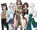 立ち絵イラスト描きます 世界で一つだけのオリジナルキャラクターイラストを描きます イメージ1