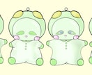 あなたのうちの子、パステルカラーで描きます デジタルでキャラクターテイスト、表情・全身描きます！ イメージ3