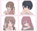 雰囲気のあるイラスト作成いたします アイコンから1枚絵まで丁寧にお描きします♪ イメージ4