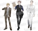 マダミス・TPRG用の立ち絵を作成します テスプ参加も可！秘匿も反映できる個性的な立ち絵を作成します イメージ5