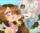 商用利用OK！理想のキャラクター描きます 等身イラストをアニメ塗りでどんなキャラにも挑戦します！ イメージ1