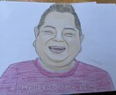 似顔絵やイラストで笑顔にさせますます 私が描く似顔絵は、モナリザのようによく目が合います。 イメージ3