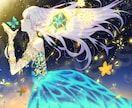 エモい！かわいい！な女の子のイラスト描きます SNSアイコン、一枚絵に！繊細なイラストも制作可能。 イメージ1