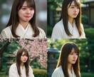 広告やSNSに活用できるAI美女を生成代行します 10枚まで生成！特に広告向きの一般人系美女が得意です イメージ5