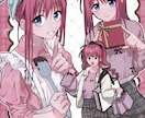 アニメ風のイラスト・アイコンを制作します SNSで映えるアイコン・キャラ一枚絵をアニメ風で描きます イメージ8