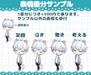 全身SD(ミニキャラ)イラスト描きます アイコン、配信、動画に使える2.5頭身SDイラストを描きます イメージ4