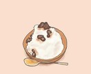 食べ物イラスト描きます /オプションで印刷対応も承ります☺︎ イメージ6