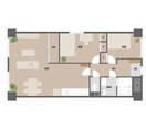 戸建・マンションの間取図を素敵に彩ります 分譲マンションのWEBサイトや広告に！イラレで間取り作成！ イメージ3