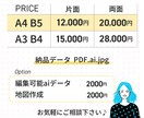 チラシ×SNSで集客効果UPするチラシを作成します SNSでも集客したい方へ→SNS掲載用画像1枚プレゼント！ イメージ2