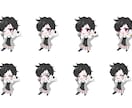 オリジナルミニキャラ制作をします ご自身のwebサイトでの使用可能 イメージ6