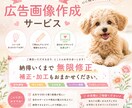 プロ級の広告・SNS投稿デザイン作成します 【修正無制限】集客・売上に直結する画像を作ります！ イメージ1