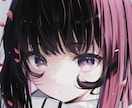 漫画風、アニメ風、病み系、ちびキャラ対応します アイコン、イラスト作成いたします。24時間以内に返信します！ イメージ1