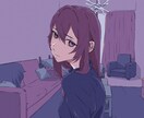 サムネ・アイコン・MV等のイラスト作成します 大人っぽくスタイリッシュな絵柄はお任せください！ イメージ6