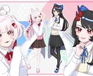 歌ってみたサムネイル用イラスト描きます ご本家様の雰囲気、なるべく再現します！ イメージ7