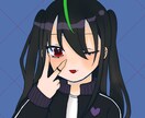 ゆるゆるかわいいアイコン描きます ゆるりとした等身低めのキュートガールをお求めの方はこちら！ イメージ1