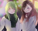1枚絵・SNSアイコン・ヘッダーお描きします SNSアイコン、ヘッダー、歌ってみたサムネイル等お描きします イメージ6