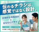 伝わるチラシをプロがデザインします 合理的な情報設計 × 目を引くデザイン｜初めての方も歓迎 イメージ1