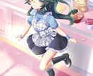 カラフルor透明感ある１枚絵描きます カラフルととぅるとぅるの2つの塗り方で対応可！ イメージ10