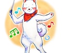 絵本風動物のアイコンをお描きします 水彩、デジタルどちらでも対応可能！素敵な癒しをお届けします イメージ3