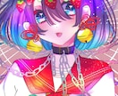 派手で可愛い！鮮やかなイラスト描きます 見た瞬間に惹きつける、鮮やかで個性的なイラスト イメージ3