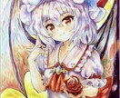 あなただけの一点物アナログイラストを制作いたします コピックで鮮やかな色彩で可愛い女の子を描きます。 イメージ4