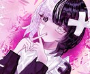 MV歌ってみた動画用イラスト等描きます 宝石のようにキラキラした絵を描きます イメージ1
